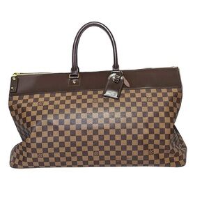 Louis Vuitton Brown Checkered Travel Bag  - Damien Ebene Neo Greenwich GM